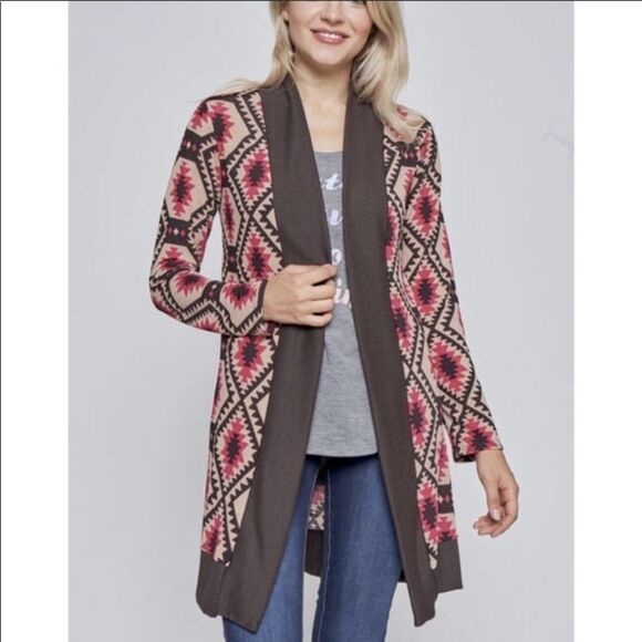 New Aztec design cardigan - Picture 3 of 5